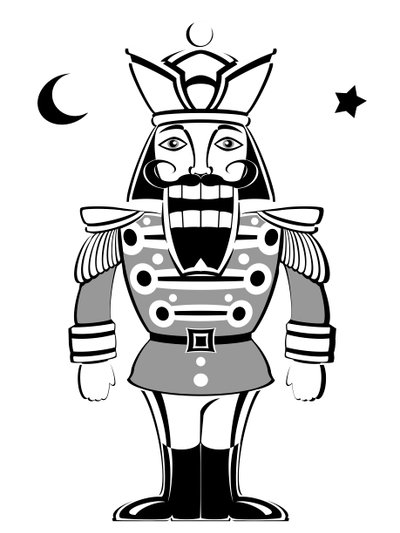 Nutcracker Doll (Graphic Image) by Neale Osborne